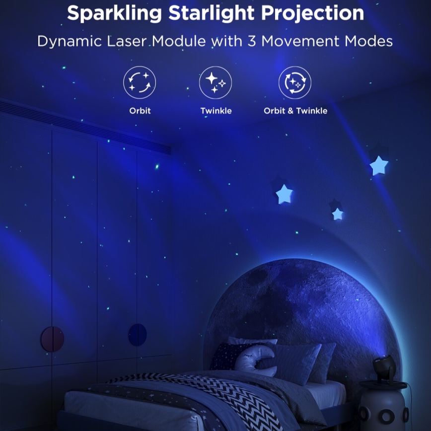 Govee - LED RGBW Galaxy Light Проєктор Pro Wi-Fi Matter