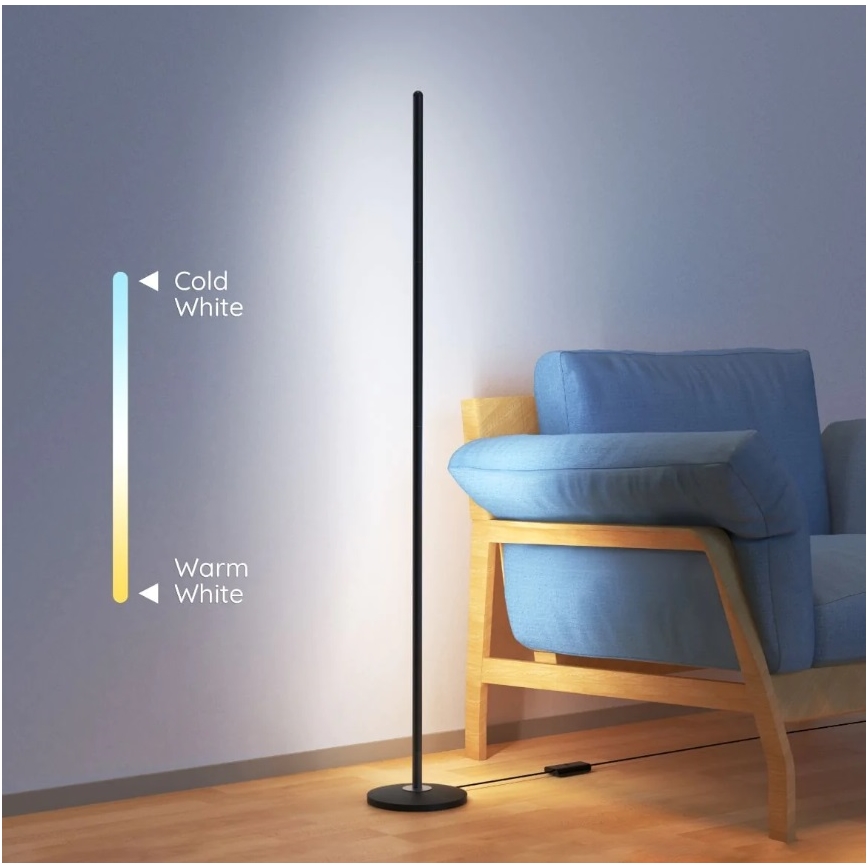 Govee - LED RGBW підлогова лампа LITE MATTER, з регульованою яскравістю, LED/24W/230V, Wi-Fi, 36 см