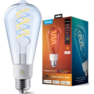 Govee - LED RGBWW диммируемая лампа Smart MATTER ST64 E27/5W/230V 2700-6500K Wi-Fi