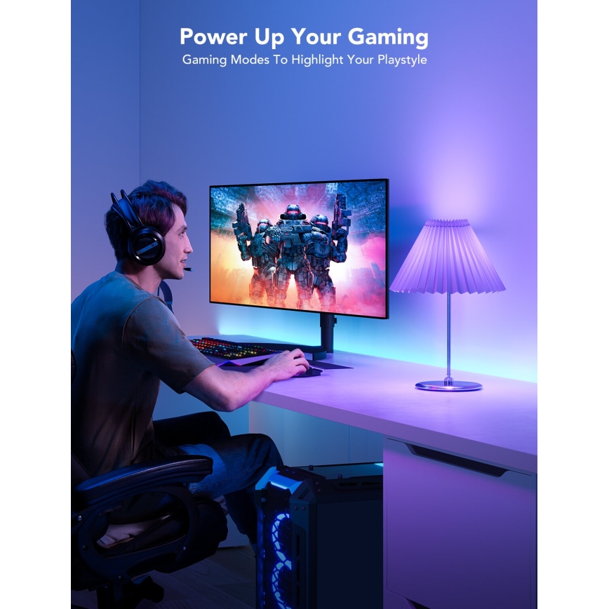 Govee - LED RGBWW Лампочка з регулюванням яскравості Smart E27/9W/230V 2700-6500K Wi-Fi