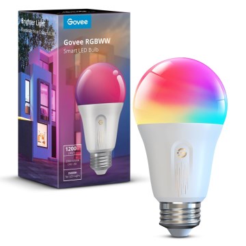Govee - LED RGBWW регульована лампа Smart MATTER E27/12W/230V 2700-6500K Wi-Fi