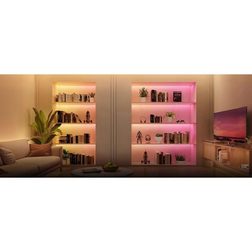 Govee - LED RGBWWIC Лента с регулированием яркости Strip Light 2 Pro 5 м Wi-Fi Matter
