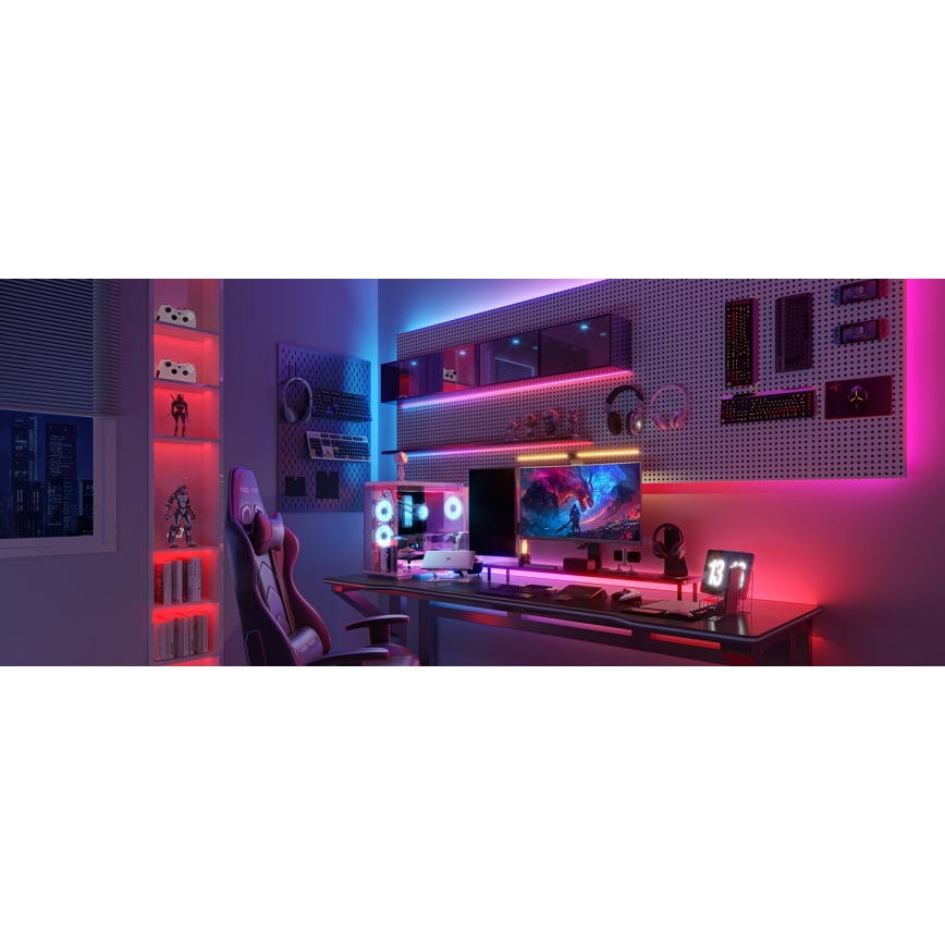 Govee - LED RGBWWIC Лента с регулированием яркости Strip Light 2 Pro 5 м Wi-Fi Matter