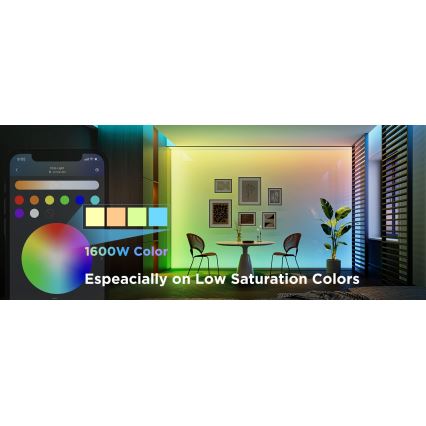 Govee - LED RGBWWIC Лента с регулированием яркости Strip Light 2 Pro 5 м Wi-Fi Matter