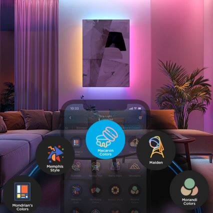 Govee - LED RGBWWIC Лента с регулированием яркости Strip Light 2 Pro 5 м Wi-Fi Matter