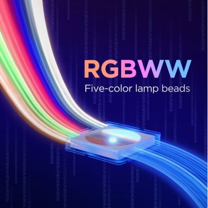 Govee - LED RGBWWIC Подовжуюча стрічка з регулюванням яскравості Strip Light 2 Pro 1м Wi-Fi Matter