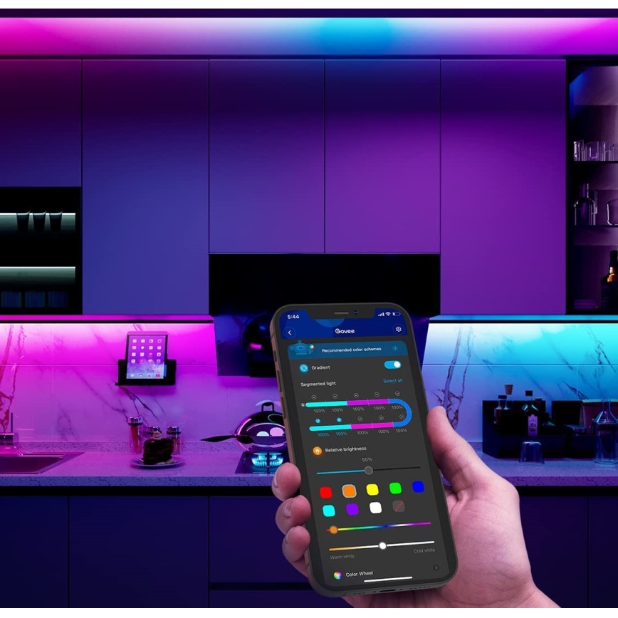 Govee - M1 PRO PREMIUM Smart RGBICW+ Світлодіодна стрічка 2м Wi-Fi Matter