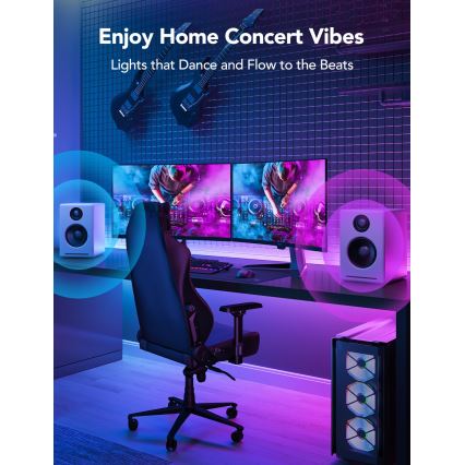 Govee - M1 PRO PREMIUM Smart RGBICW+ Світлодіодна стрічка 2м Wi-Fi Matter