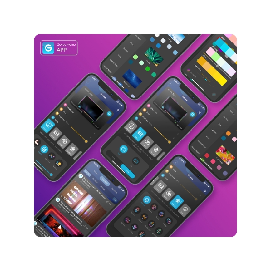 Govee - M1 PRO PREMIUM Smart RGBICW+ Світлодіодна стрічка 2м Wi-Fi Matter