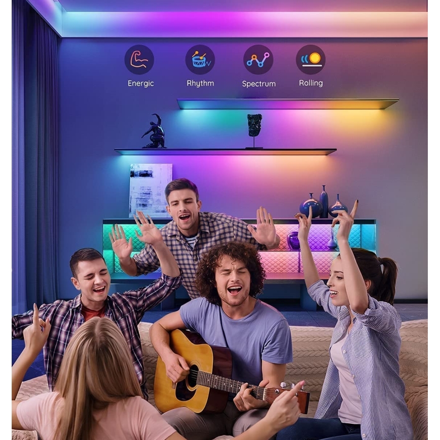 Govee - M1 PRO PREMIUM Smart RGBICW+ Світлодіодна стрічка 2м Wi-Fi Matter