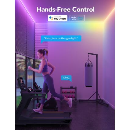Govee - M1 PRO PREMIUM Smart RGBICW+ Світлодіодна стрічка 2м Wi-Fi Matter