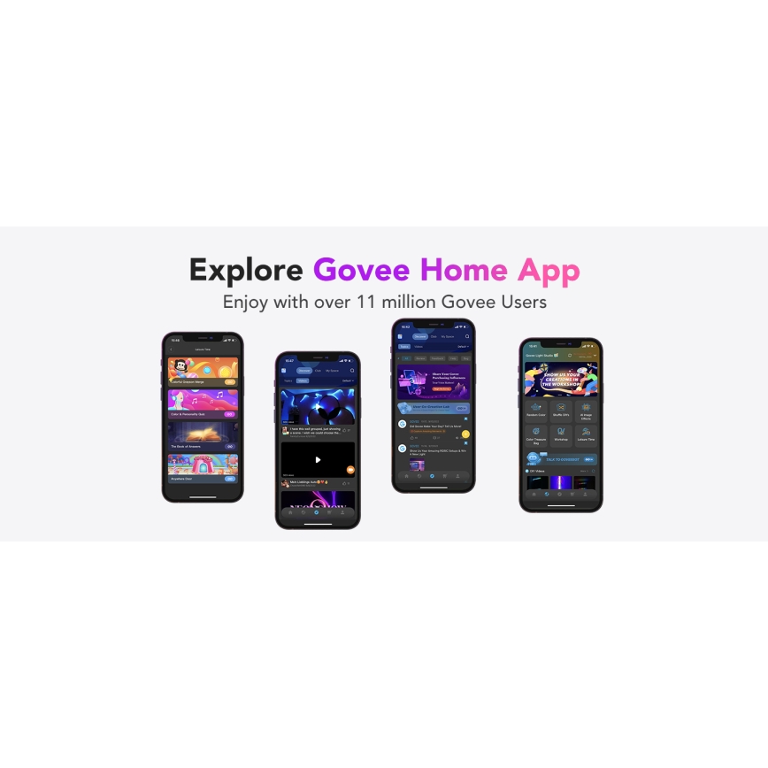 Govee - M1 PRO PREMIUM Smart RGBICW+ Світлодіодна стрічка 2м Wi-Fi Matter