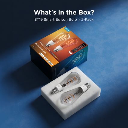 Govee - НАБІР 2xLED RGBWW регульовані LED-лампи Smart MATTER ST64 E27/5W/230V 2700-6500K Wi-Fi