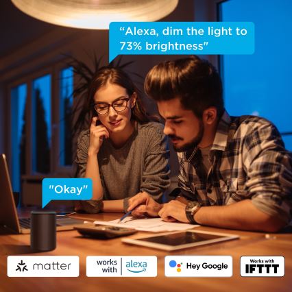 Govee - НАБІР 2x LED-лампа з регулюванням яскравості Smart MATTER A60 E27/9W/230V 2700-6500K Wi-Fi