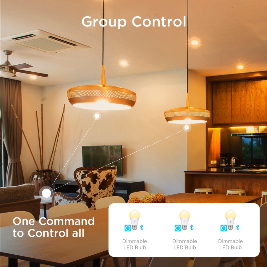 Govee - НАБІР 2x LED-лампа з регулюванням яскравості Smart MATTER A60 E27/9W/230V 2700-6500K Wi-Fi