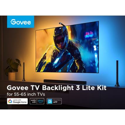 Govee - НАБІР 2x Backlight TV 55-65" SMART LED Підсвітка RGBICW Wi-Fi