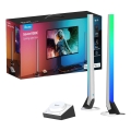 Govee - НАБІР 2x Smart Gaming Wi-Fi LED RGBIC панелі + Smart Dual біла + пульт дистанційного керування