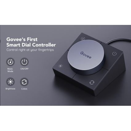 Govee - Комплект 2x Smart Gaming Wi-Fi LED RGBIC Панелі + Smart Dual чорний + пульт дистанційного керування