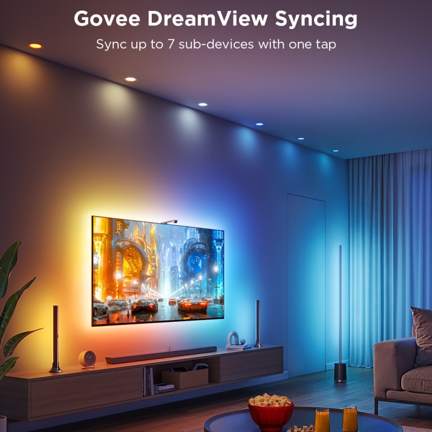 Govee - НАБОР 2x Backlight TV 55-65" SMART LED RGBICW-подсветка Wi-Fi