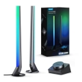 Govee - НАБОР 2x Smart Gaming Wi-Fi LED RGBIC панели + Smart Dual черная + пульт дистанционного управления