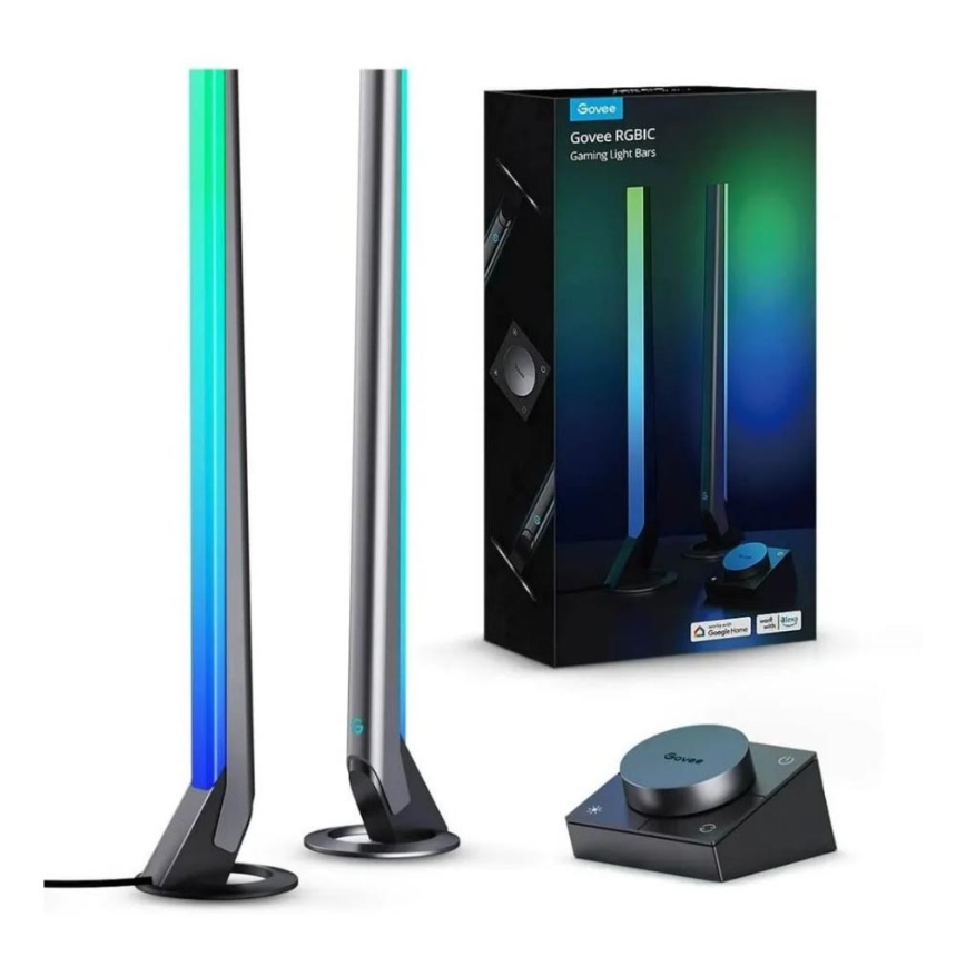Govee - НАБОР 2x Умная панель Smart Gaming Wi-Fi LED RGBIC + Smart Dual + дистанционное управление