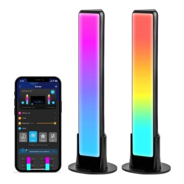 Govee - НАБОР 2x Умная подсветка Flow Plus SMART LED TV & Gaming - RGBICWW Wi-Fi