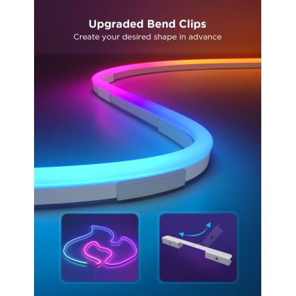 Govee - Neon 2 MATTER гнучка світлодіодна стрічка 3 м RGBIC Wi‑Fi