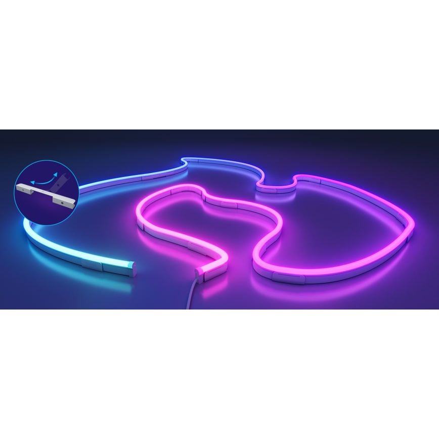 Govee - Neon 2 MATTER Светодиодная гибкая лента 5 м RGBIC Wi-Fi IP67