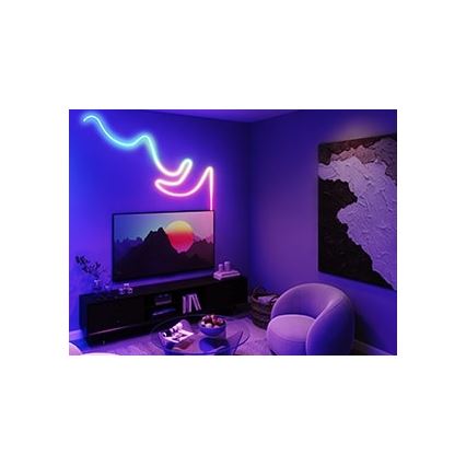 Govee - Neon 2 MATTER Світлодіодна гнучка стрічка 5м RGBIC Wi-Fi IP67