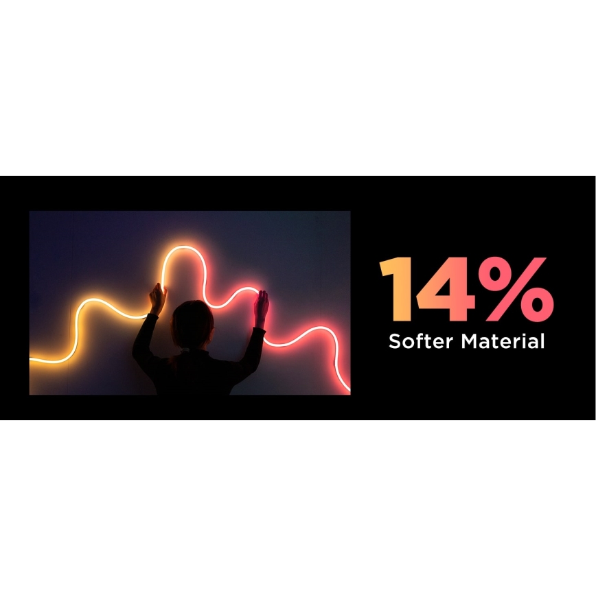 Govee - Neon 2 MATTER Світлодіодна гнучка стрічка 5м RGBIC Wi-Fi IP67