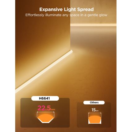 Govee - Neon MATTER LED Кутова рейка 5м RGBIC Wi-Fi