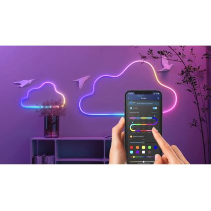 Govee - Neon SMART Гнучка світлодіодна стрічка RGBIC 2 м Wi-Fi IP67