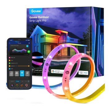 Govee - Outdoor Pro SMART RGBICWW Уличная светодиодная лента 10 м 2700-6500K Wi-Fi IP65