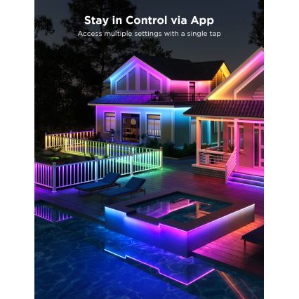 Govee - Outdoor Pro SMART RGBICWW Уличная светодиодная лента 10 м 2700-6500K Wi-Fi IP65
