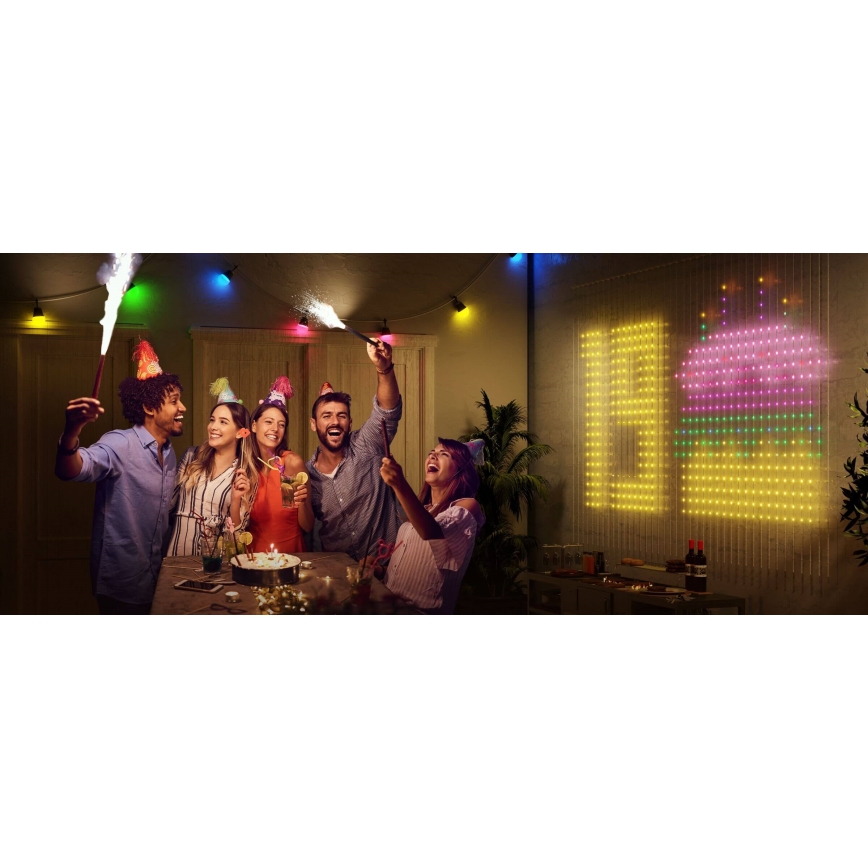Govee - RGBIC Curtain Light 520 LED 1,5x2 м Wi-Fi IP65