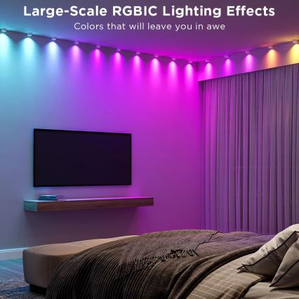 Govee - RGBIC LED String Downlights 3м Wi-Fi