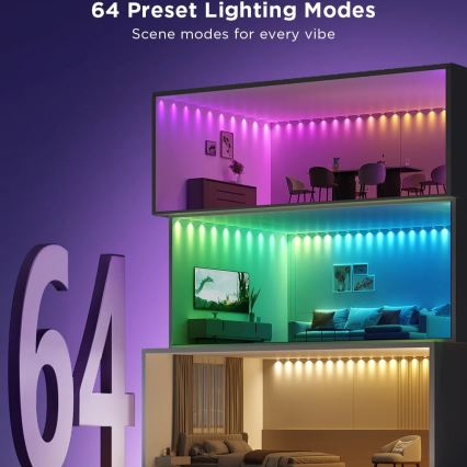 Govee - RGBIC LED String Downlights 3м Wi-Fi