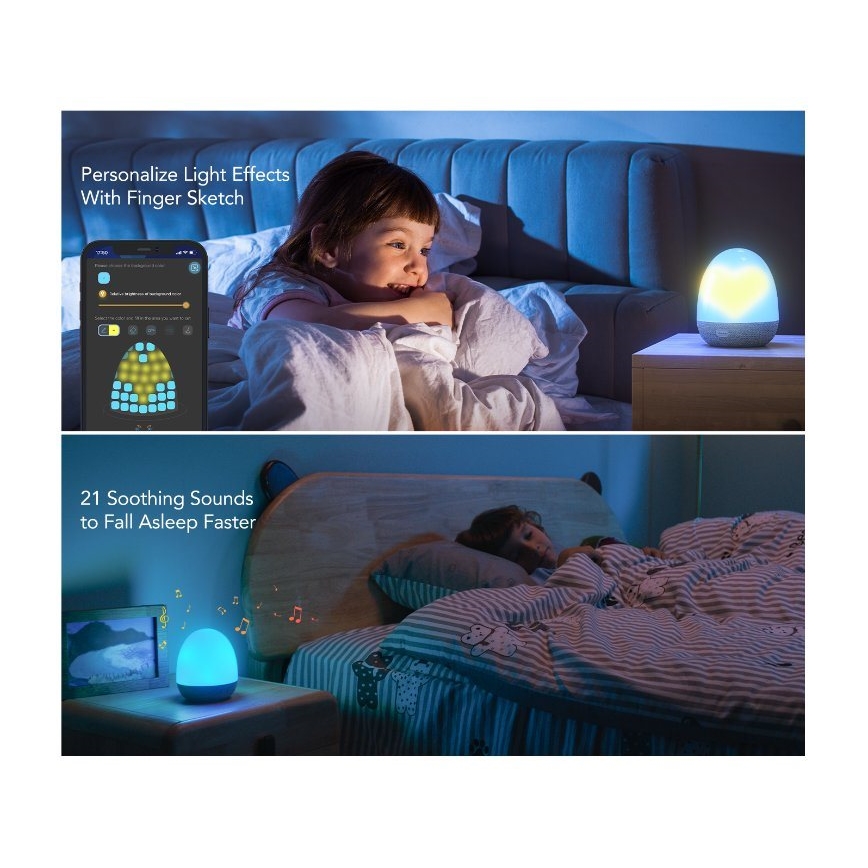 Govee - RGBIC нічне смарт LED світло з динаміком Wi-Fi