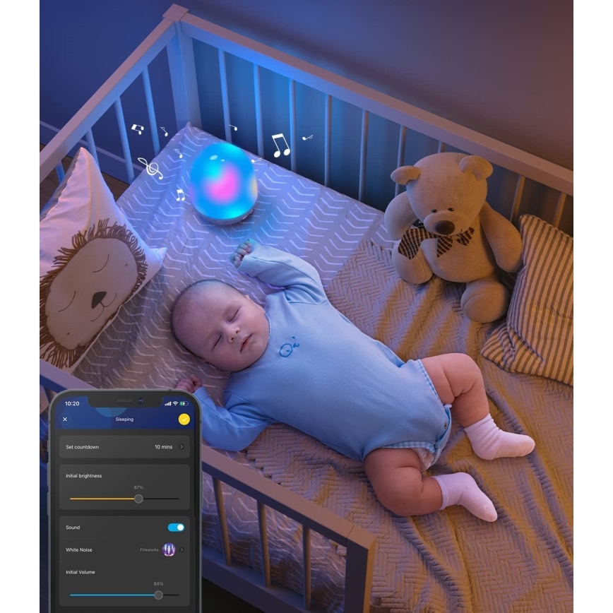 Govee - RGBIC нічне смарт LED світло з динаміком Wi-Fi