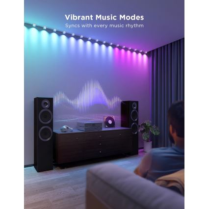 Govee - RGBIC Светодиодные подвесные направленные светильники 5 м Wi-Fi