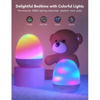 Govee - RGBIC умная ночная LED-лампа с динамиком и Wi-Fi