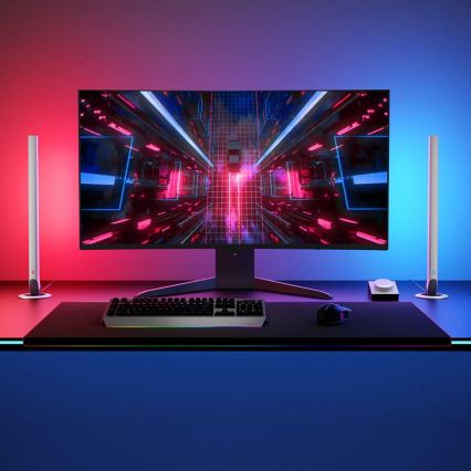 Govee - набор из 2 панелей Smart Gaming Wi‑Fi LED RGBIC + Smart Dual белый + пульт дистанционного управления