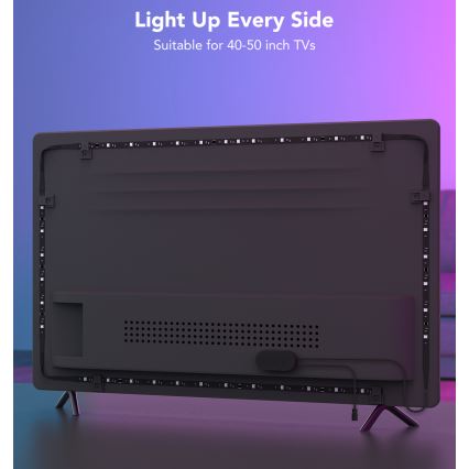 Govee - SMART LED-підсвічування для телевізорів 40-50 RGBIC з Wi-Fi