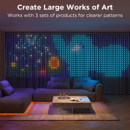 Govee - Светодиодная декоративная RGB-гирлянда на солнечной батарее LED/15W/230V IP65 Wi-Fi