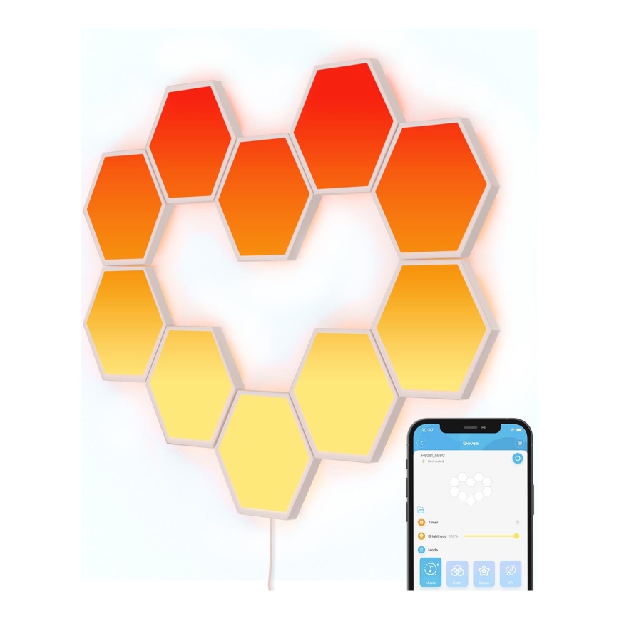 Govee - Светодиодная RGB-панель с регулированием яркости LED/36W/230V Wi-Fi