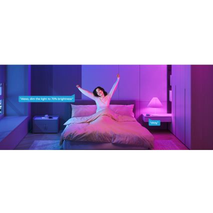 Govee - Светодиодная RGBWW-лампочка с регулированием яркости Smart E27/12W/230V 2700-6500K Wi-Fi