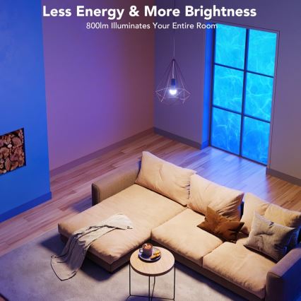 Govee - Светодиодная RGBWW-лампочка с регулированием яркости Smart E27/9W/230V 2700-6500K Wi-Fi