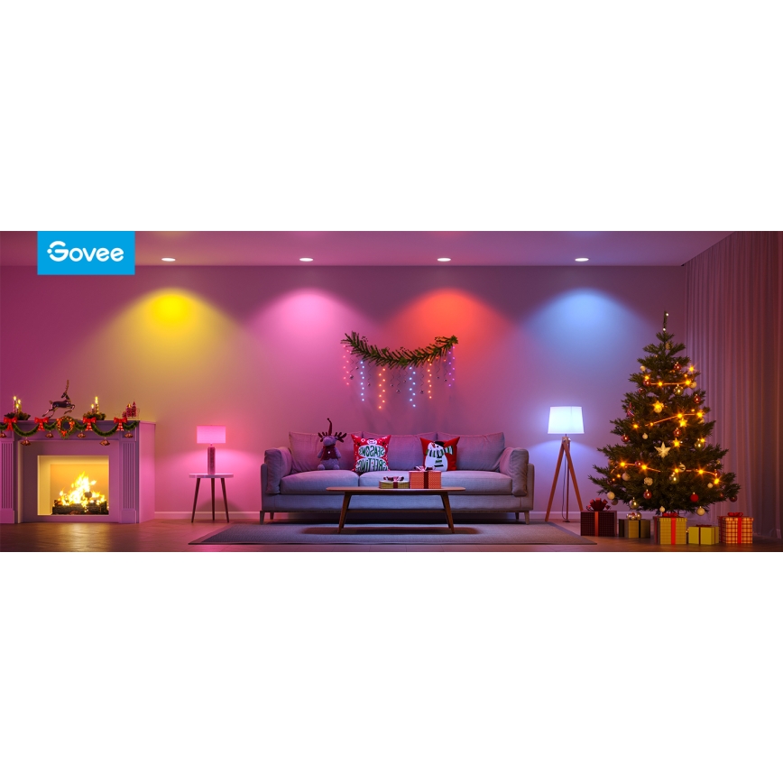 Govee - Светодиодная RGBWW-лампочка с регулированием яркости Smart E27/9W/230V 2700-6500K Wi-Fi