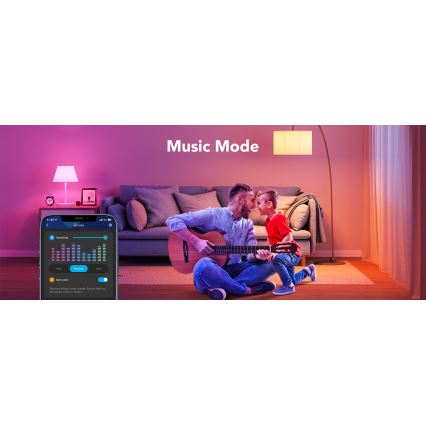 Govee - Светодиодная RGBWW-лампочка с регулированием яркости Smart E27/9W/230V 2700-6500K Wi-Fi