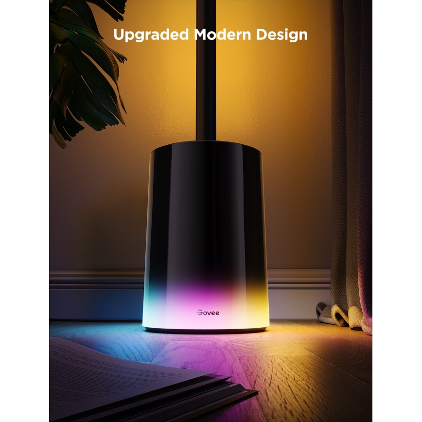 Govee - LED Торшер з регулюванням яскравості Smart MATTER LED RGBICWW 2200-6500K Wi-Fi + пульт дистанційного керування